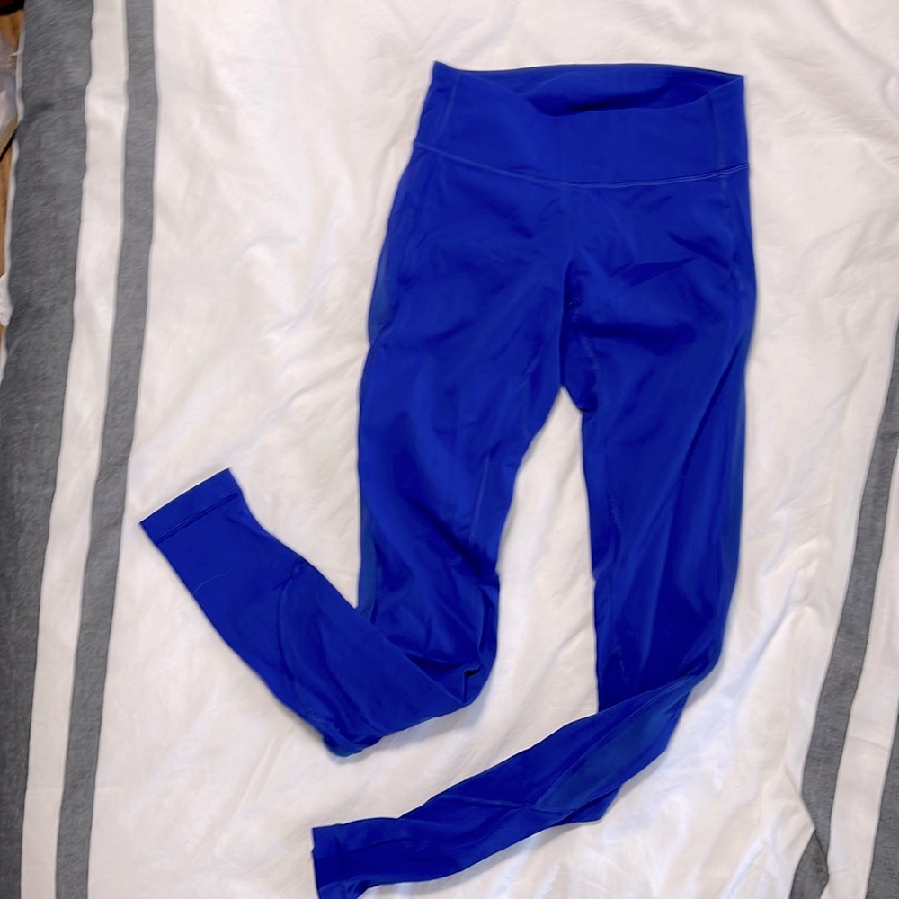 Blue Lululemon leggings